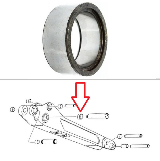 Case Backhoe Bushing, Dipper at Boom Pivot -- D151059 | Brok