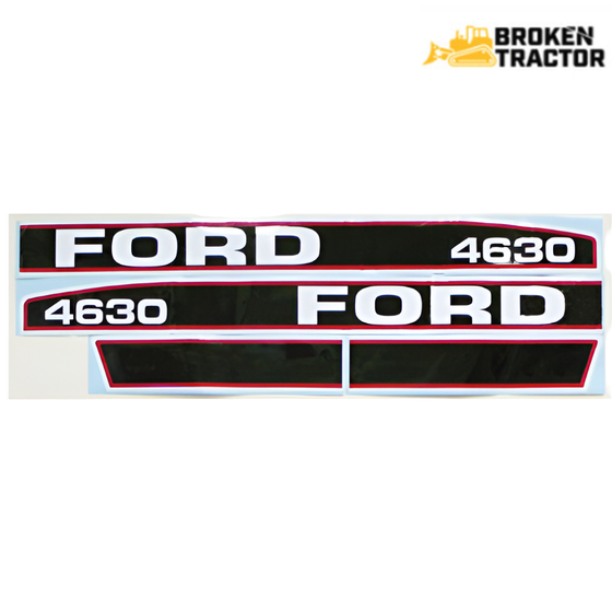 Aftermarket Fits Ford 5030 Tractors Hood Decal Set Fits Ford New