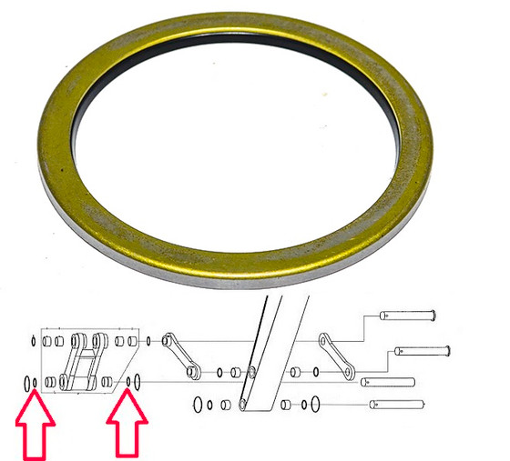Excavator Seal | Broken Tractor | 4067902