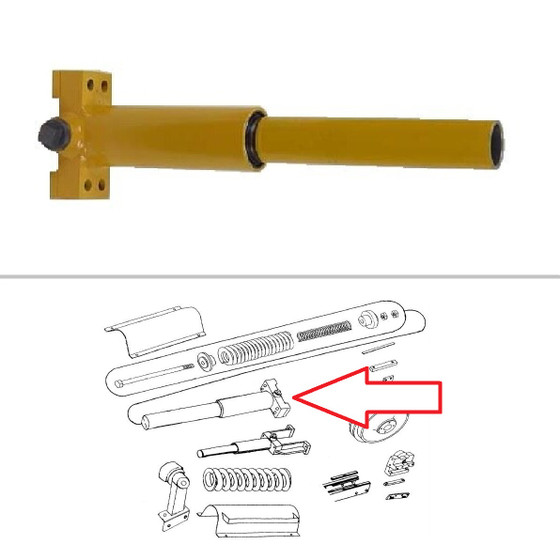 john deere 850 dozer track adjuster