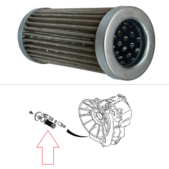 Case Transmission Filter 580L, 580 Super L, 580M, 580 Super M, 580N