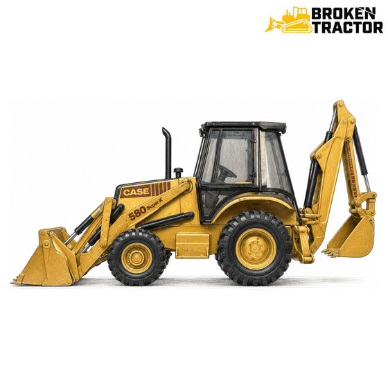Case 580 Super K Backhoe Specs, Weight and Serial Number Bre