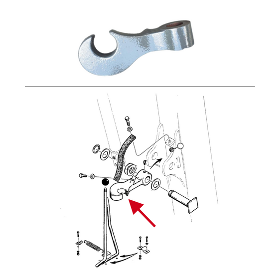 Case Backhoe Boom Lock D99787
