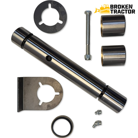 Front Axle King Pin Kit for John Deere 2WD Backhoes | Broken