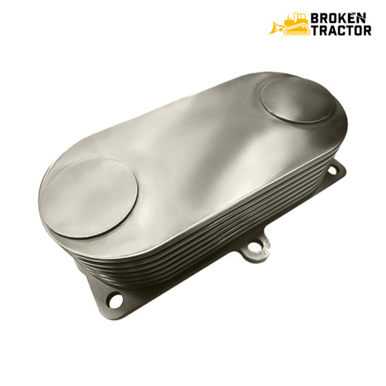 JD Engine Oil Cooler (7 Plate) -- RE56690 | Broken Tractor