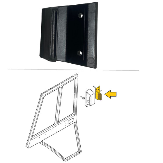 Case Backhoe Cab Door Window Latch Lock 97398C1