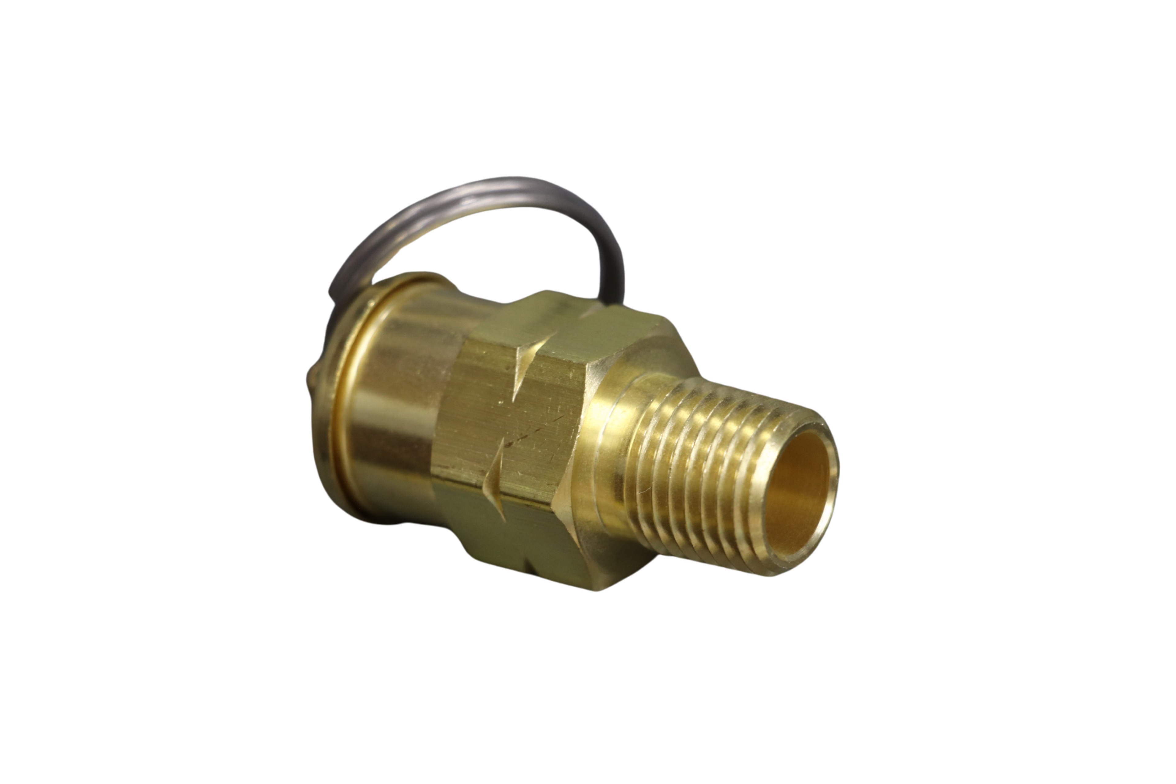 Mechanical overpressure protection device provides pressure relief on transformers during overpressure conditions, automatically resealing once pressure dropped