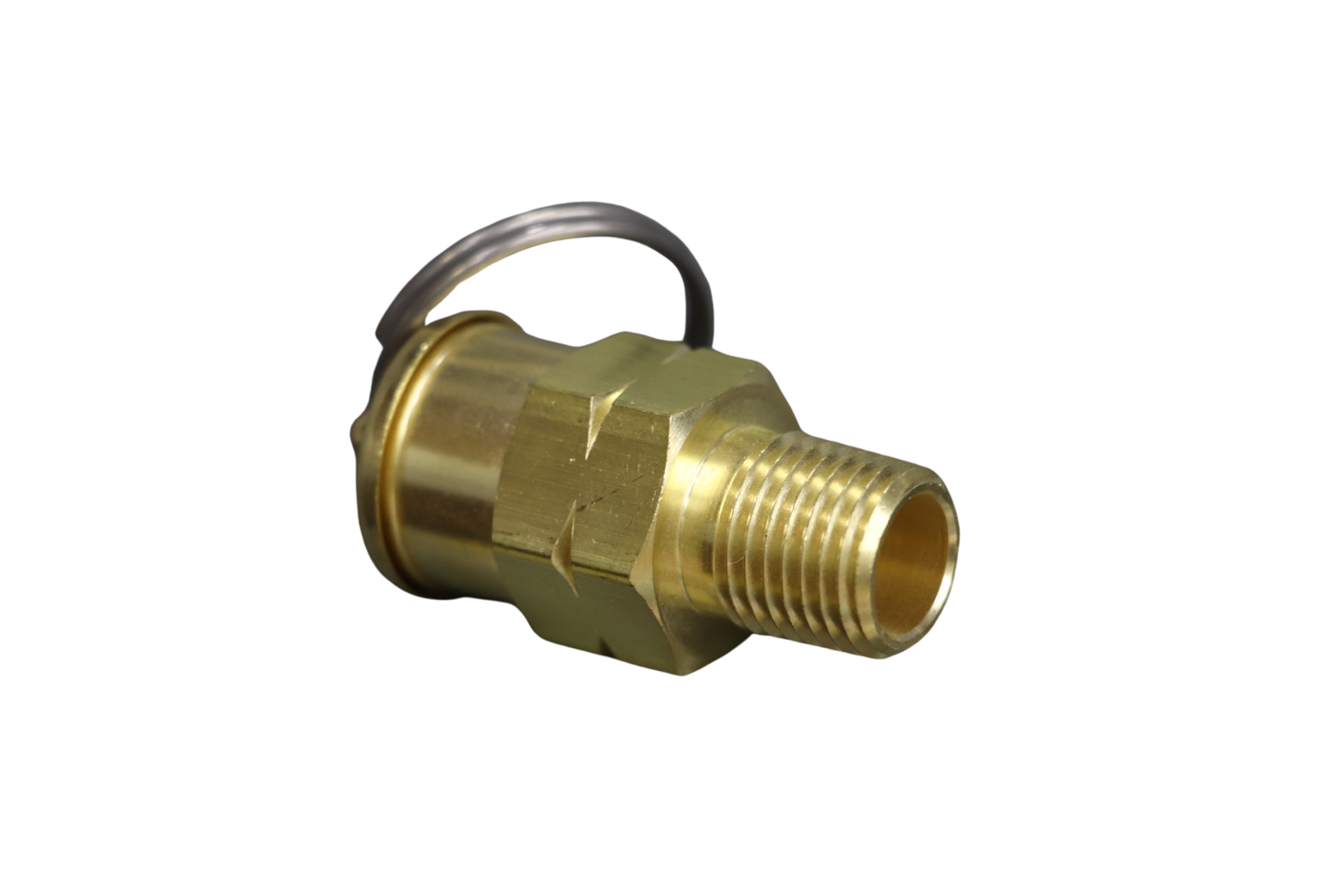 Mechanical overpressure protection device provides pressure relief on transformers during overpressure conditions, automatically resealing once pressure dropped