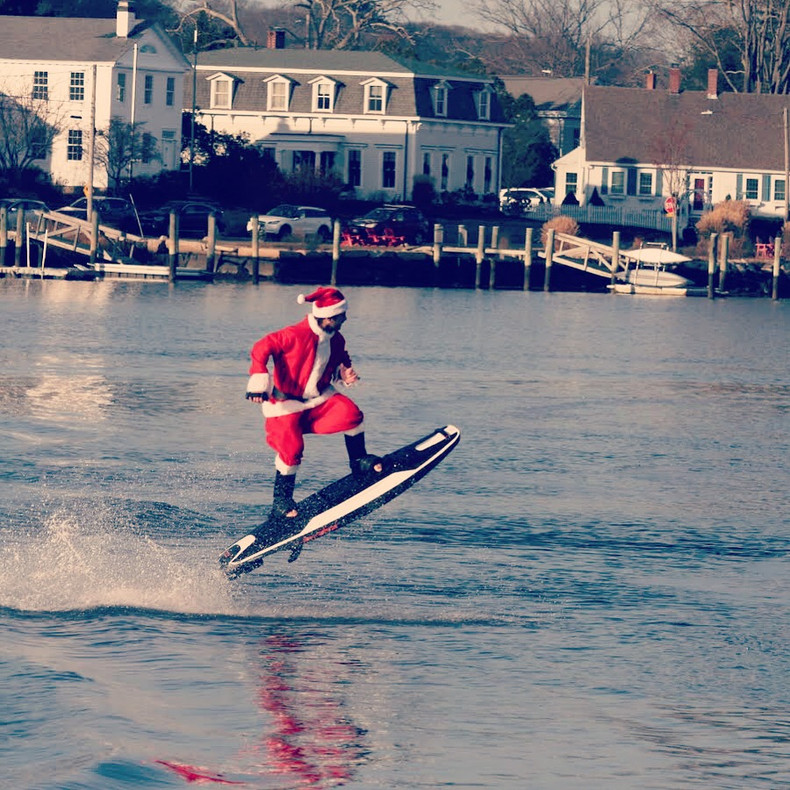 Jetboard Santa