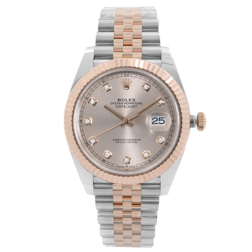 Front Full View Of Rolex 126331 Stainless Steel Watch New Condition Excellent