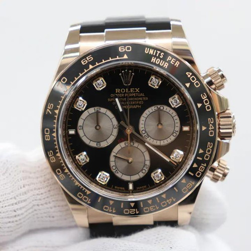Rolex Daytona 126515LN Black Diamond Dial Watch
