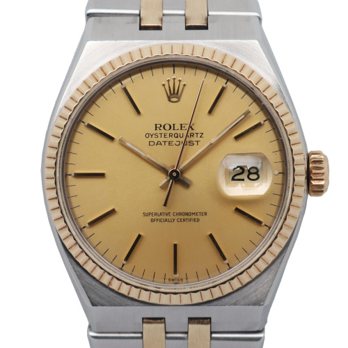 1st image of Rolex Oysterquartz Datejust Wristwatch, PreOwned condition