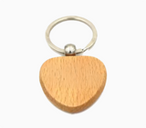 Custom Engraved Wooden Keychain