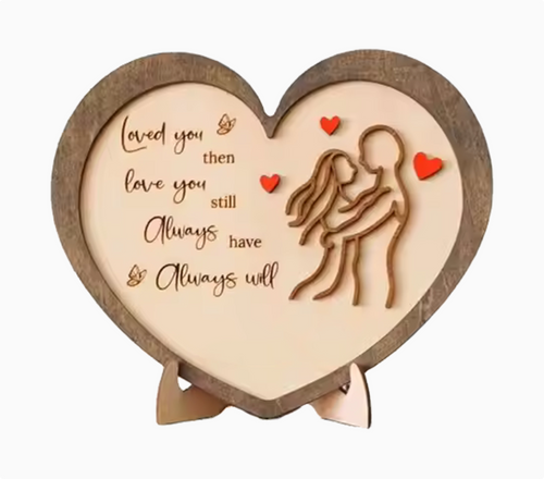 Custom Wooden Couple’s Name Sign