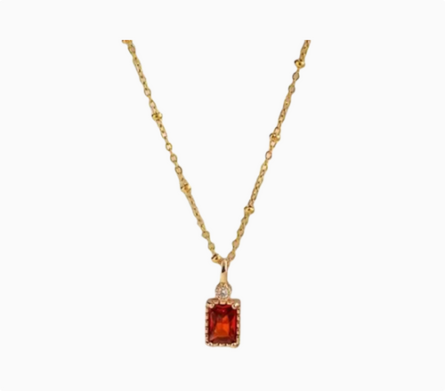 Personalized Birthstone Pendant Necklace