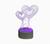 Romantic Heart-Shaped LED Lamp