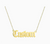 Personalized Gold-Plated Name Necklace