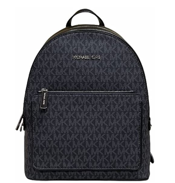 Michael Kors Kenly Medium Adina Backpack Pebbled Leather Mk Signature Michael Kors Kenly Medium Adina Backpack Pebbled Leather  main image 2