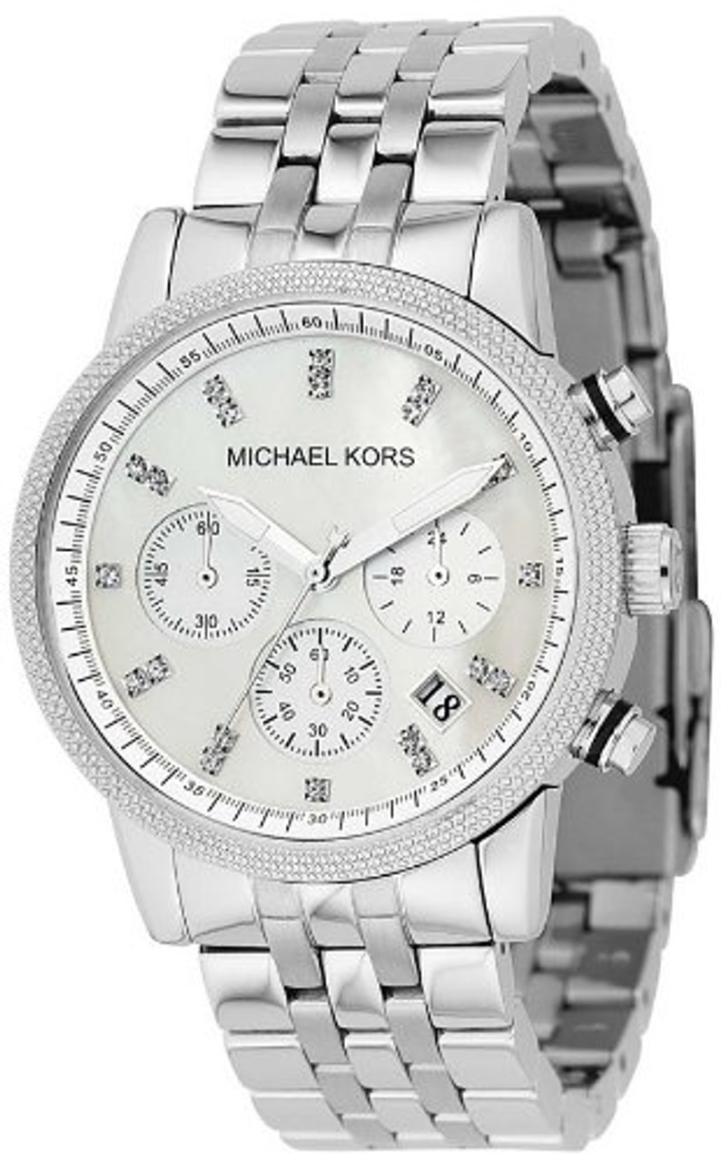 Michael Kors Sport Chronograph MK5076 Womens Wrist Watch  Silver for sale  online  eBay