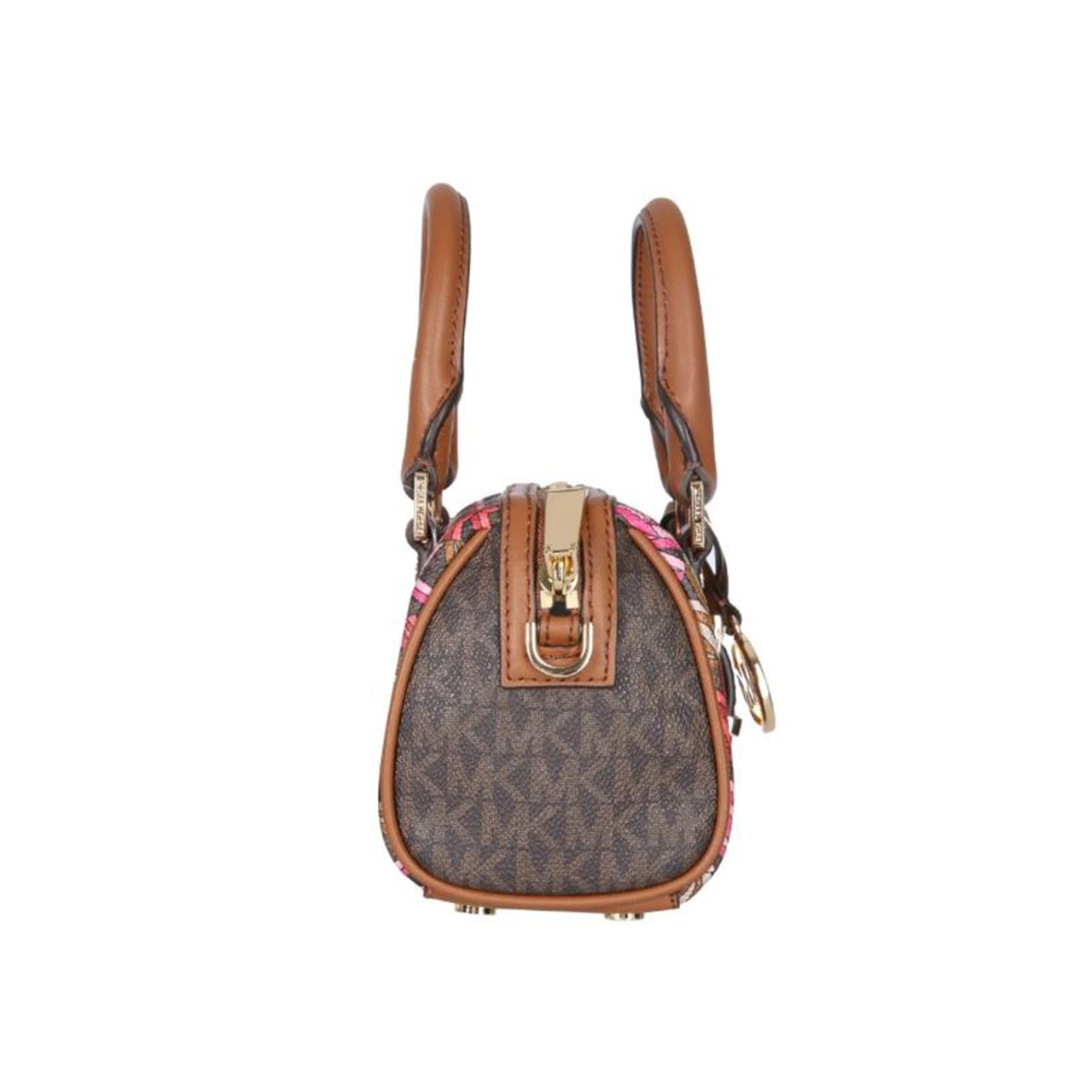 Michael Kors Bedford Legacy Extra Small Duffle Crossbody Bag Brown