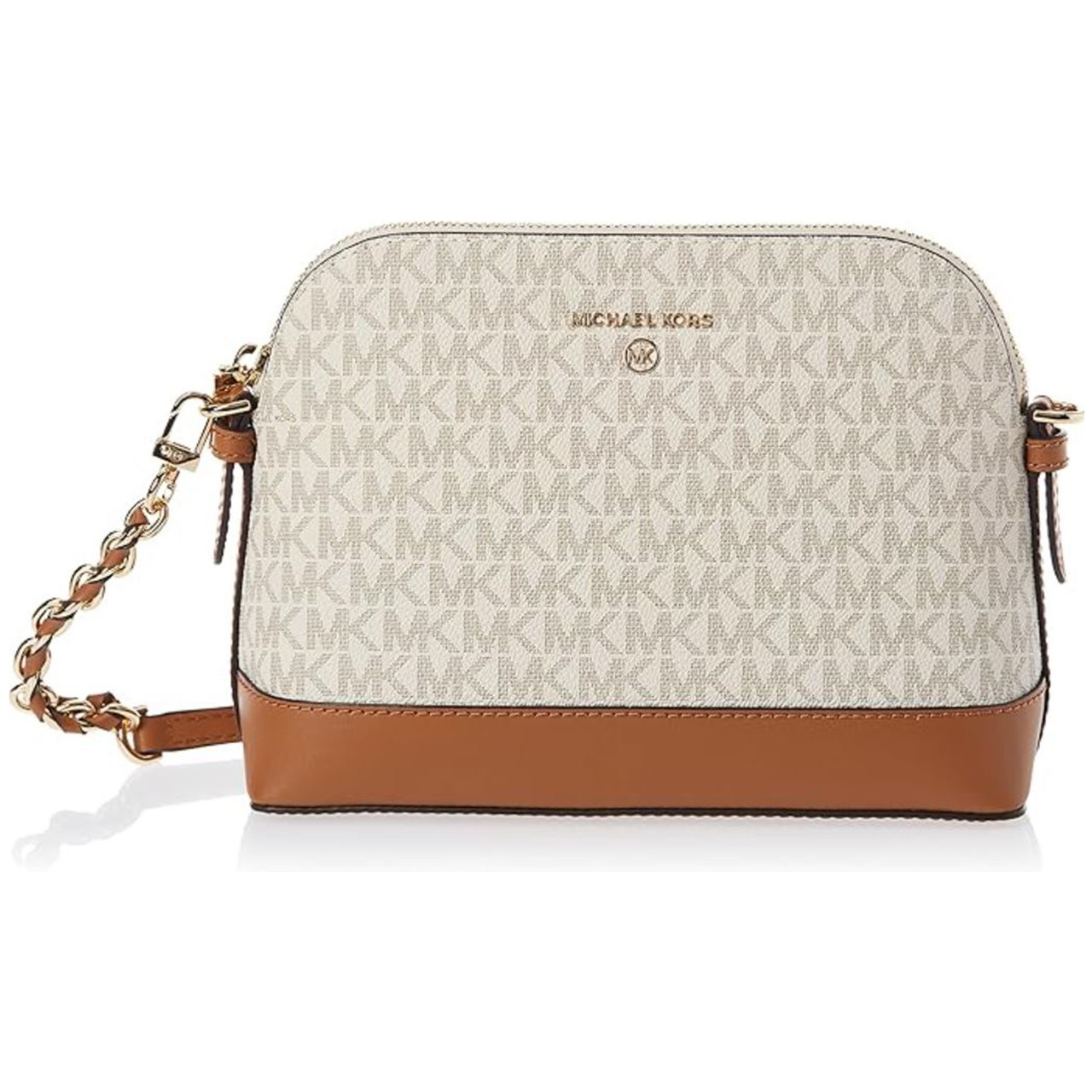 MICHAEL KORS バッグ 32T1GT9C3B 32H1GT9C3V JET SET CHARM Michael Kors Jet Set Charm Large Dome Crossbody Brown/Acorn