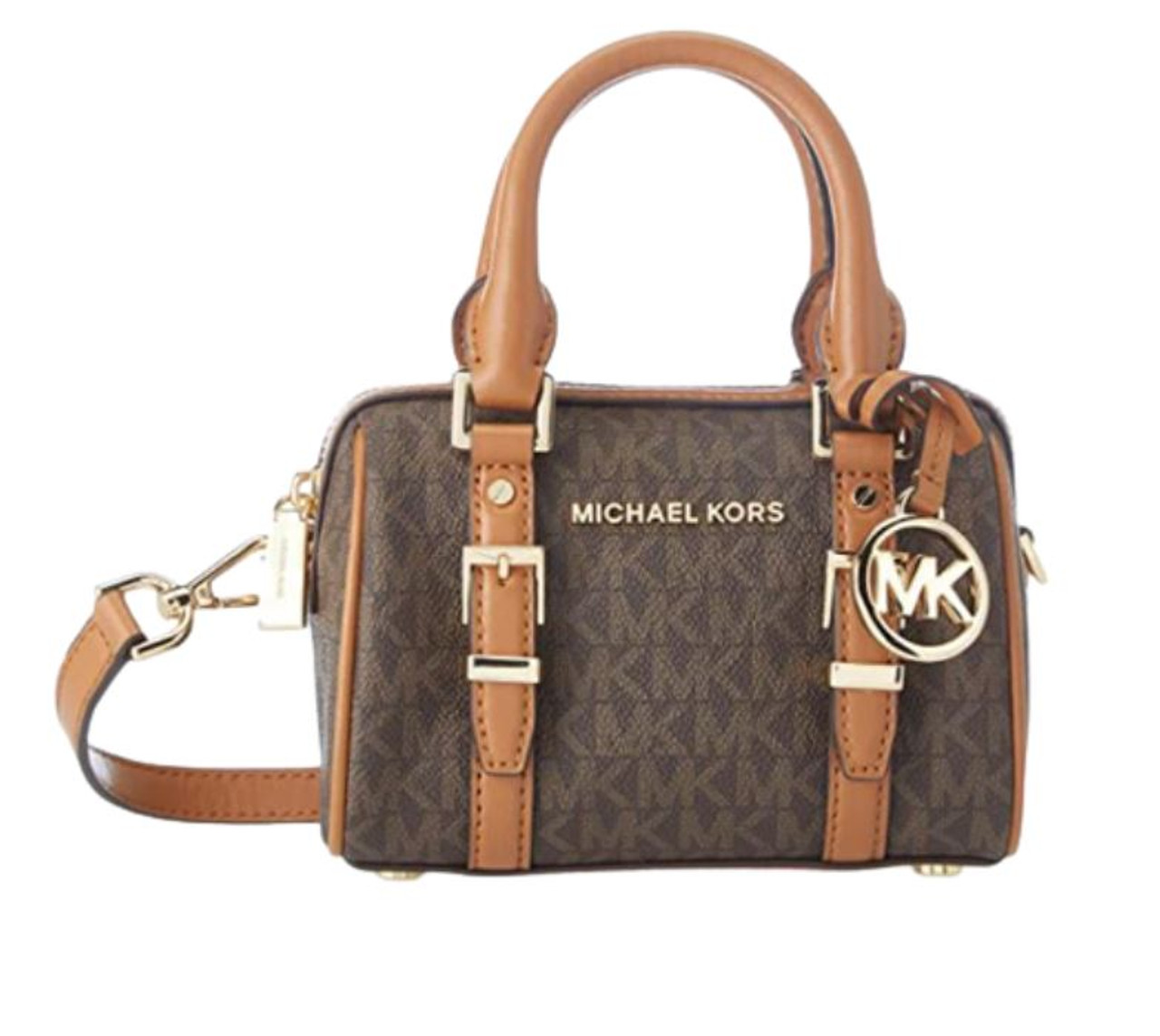 MICHAEL Michael Kors Bedford Leather Cross-Body Bag in Brown