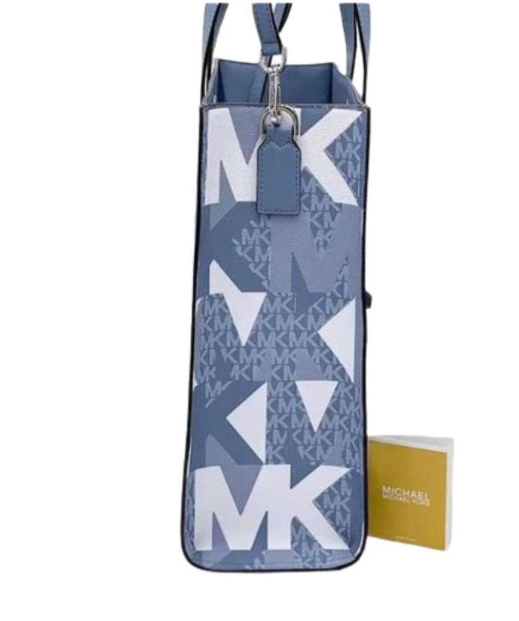 Michael Kors Kenly Large Tote — Brown Logo/Luggage — shoemaster