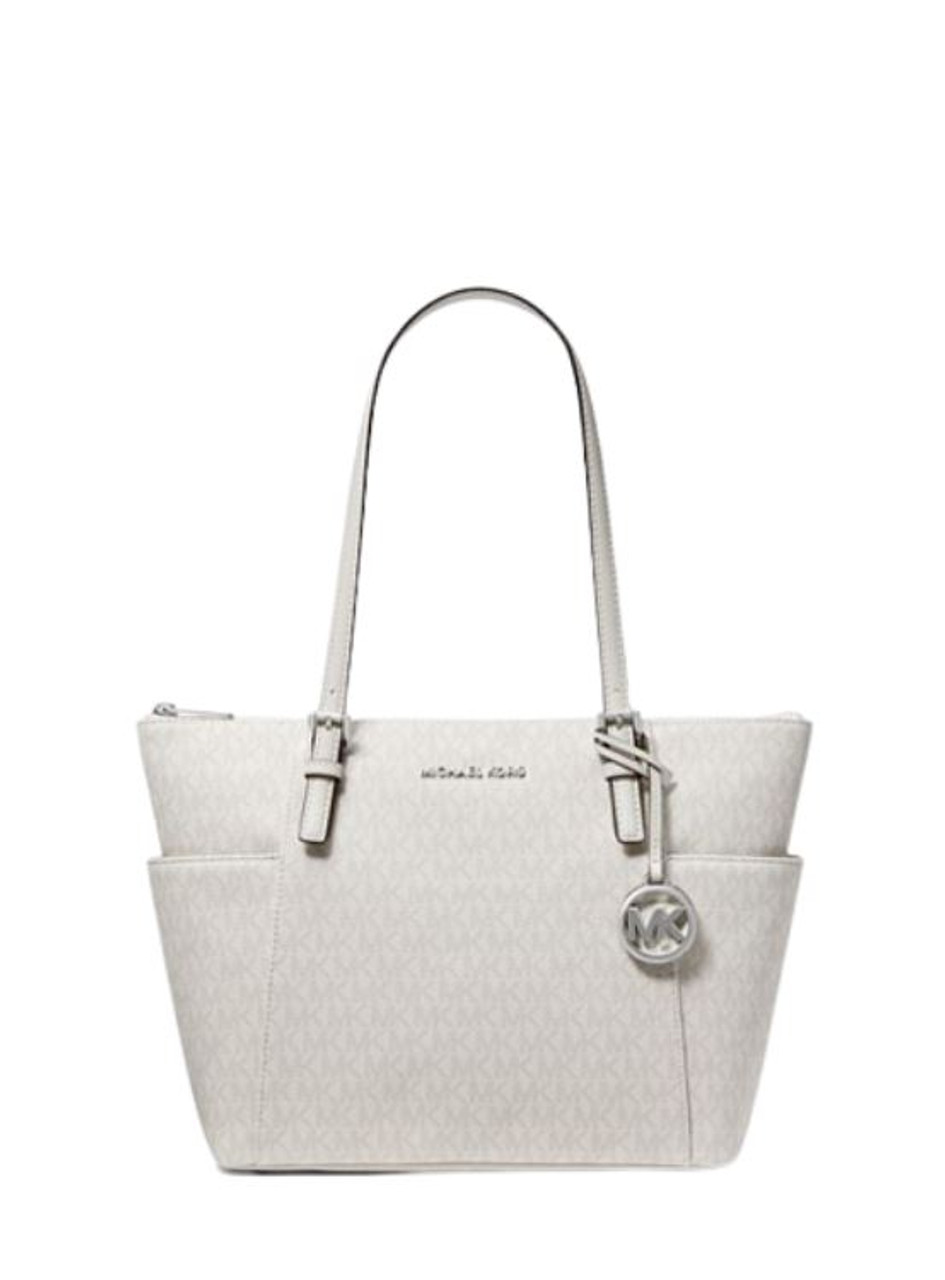 Michael Kors Rivington Large Studded Tote - Optic White