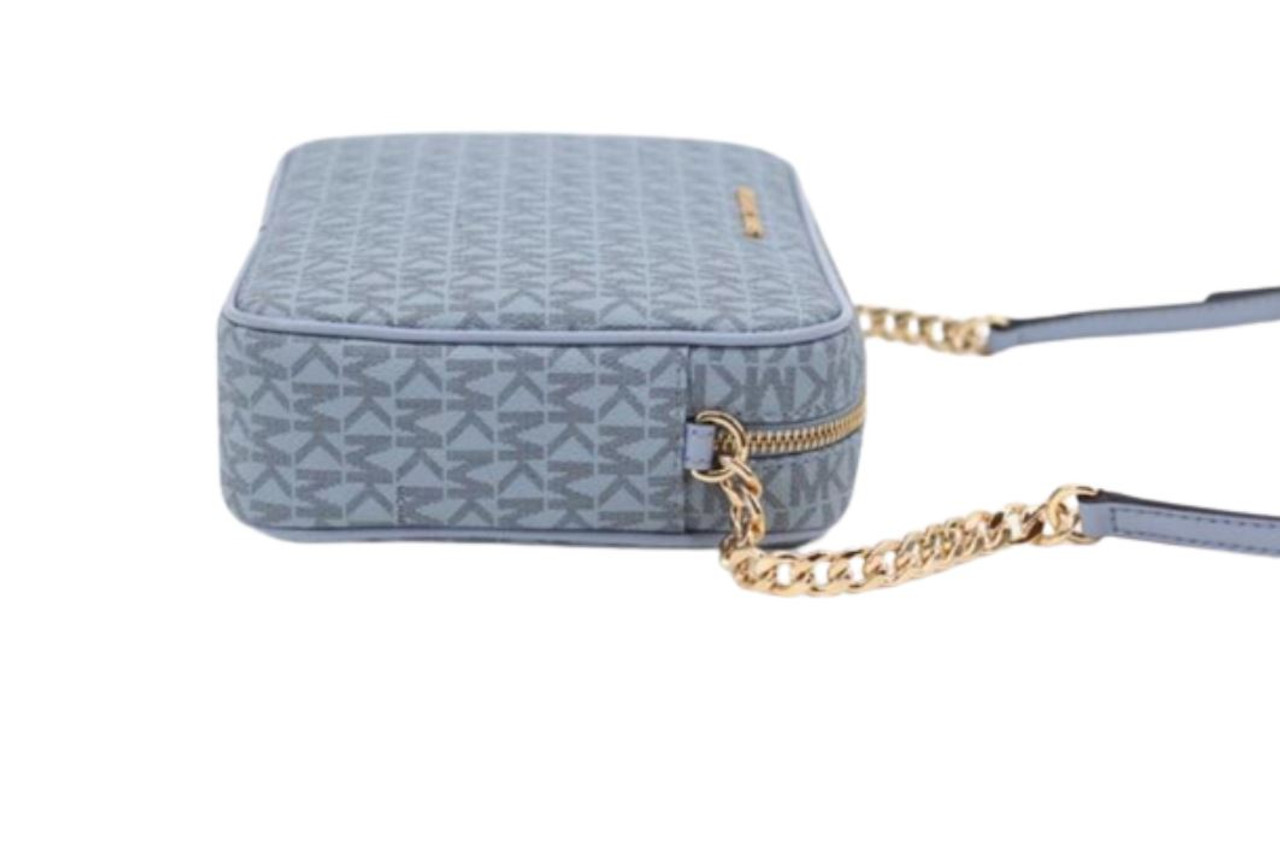 Michael Kors Jet Set Large East West Crossbody (PALE BLUE): Handbags