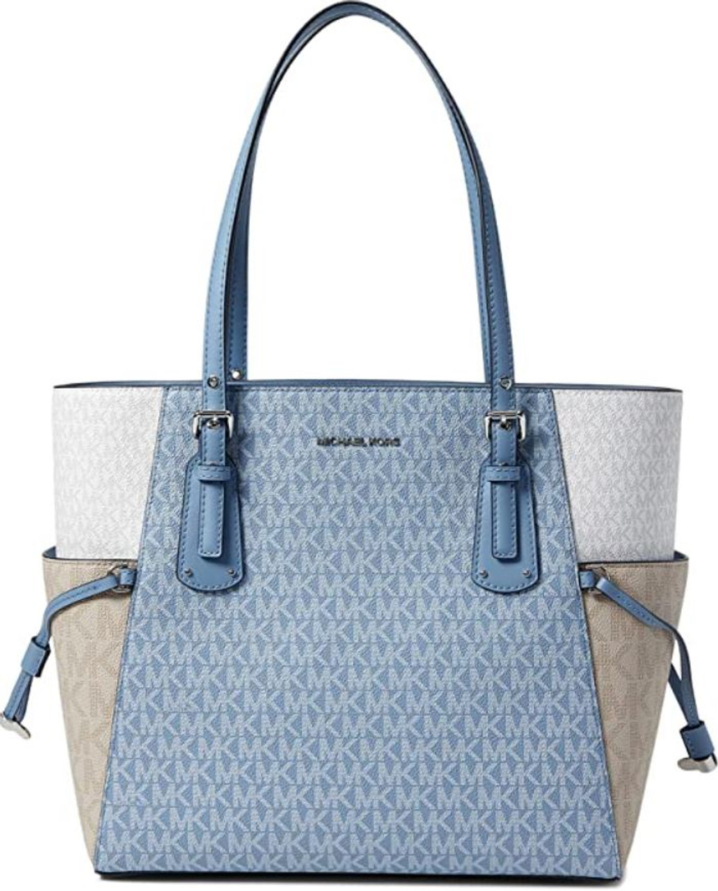 Michael Kors Voyager East/West Tote Chambray Multi One Size 30S0SV6T4V-519  - AllGlitters