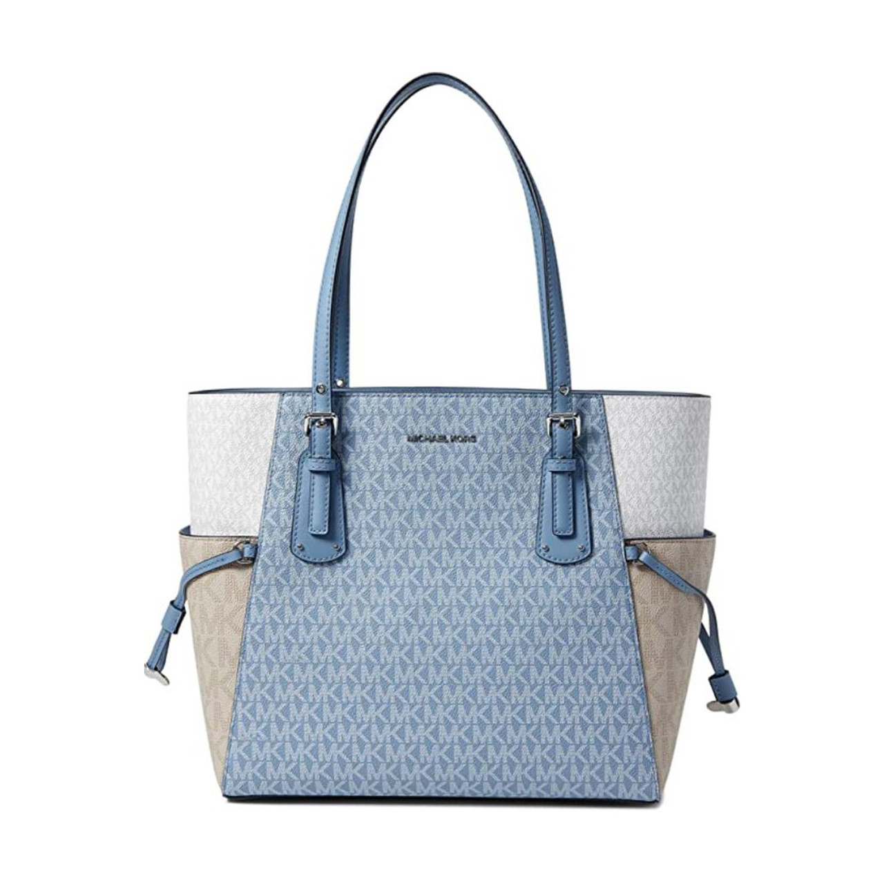 Michael Kors Voyager East/West Tote Chambray Multi One Size 