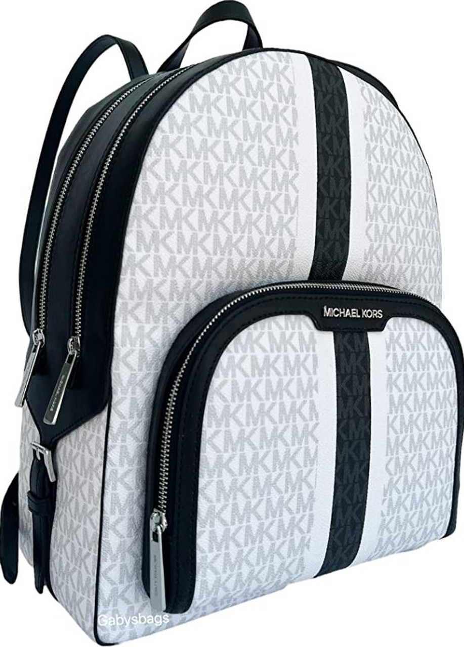 Michael Kors Cooper Commuter Medium Sling Bag Backpack Mk Rainbow Optic White