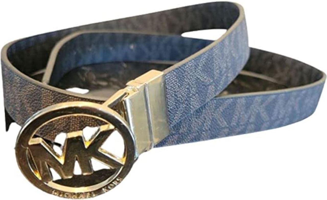 Michael Kors Monogram Buckle Belt Reversible (New) S, M,L