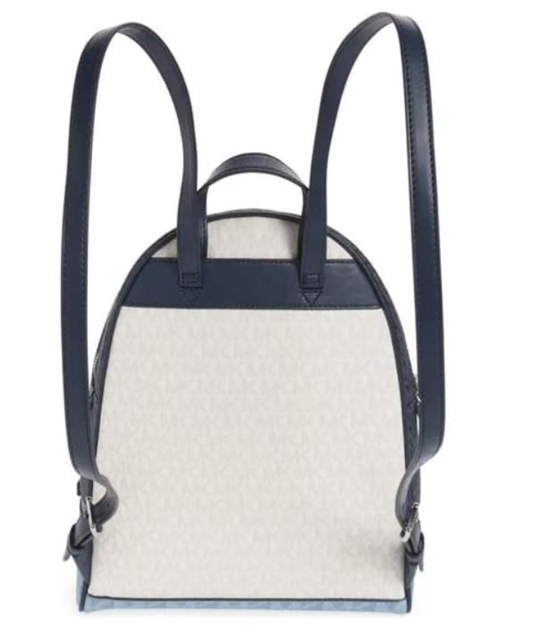 MICHAEL KORS Rhea Zip Medium Leather Backpack-Black/Natural – VALLEYSPORTING