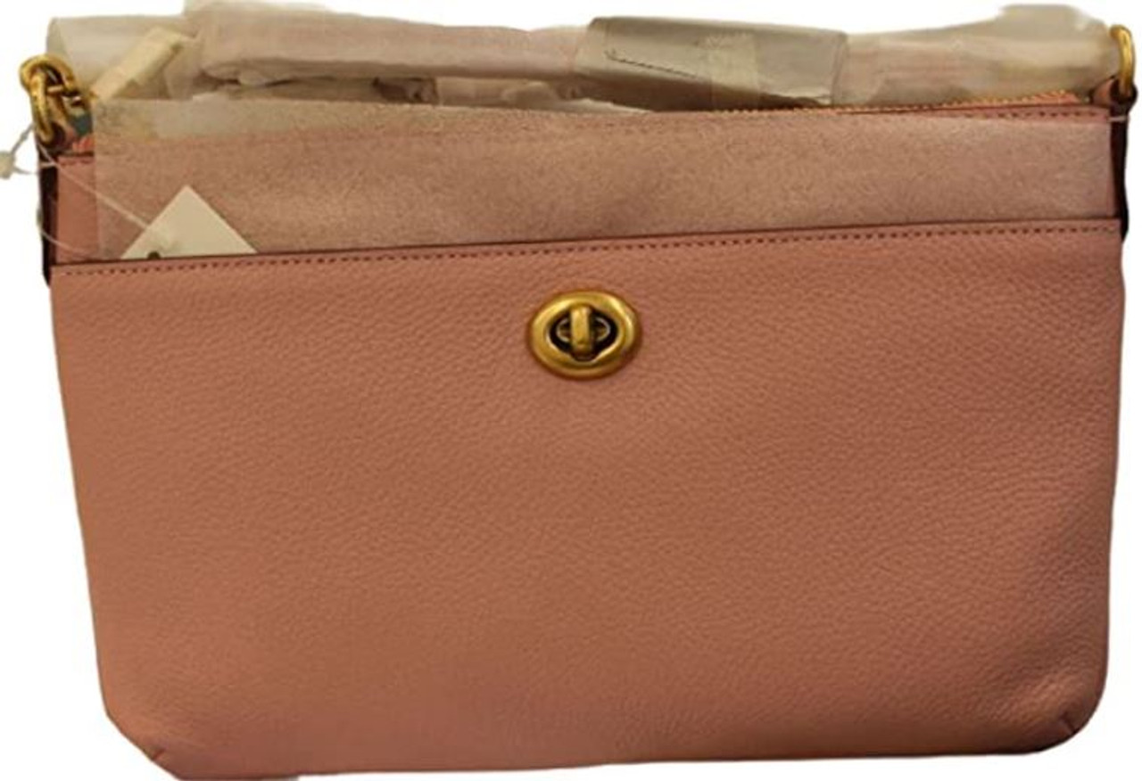 Coach Polly Leather Crossbody - Candy Pink
