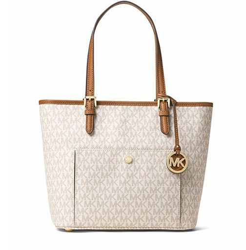 michael kors jet set tote vanilla