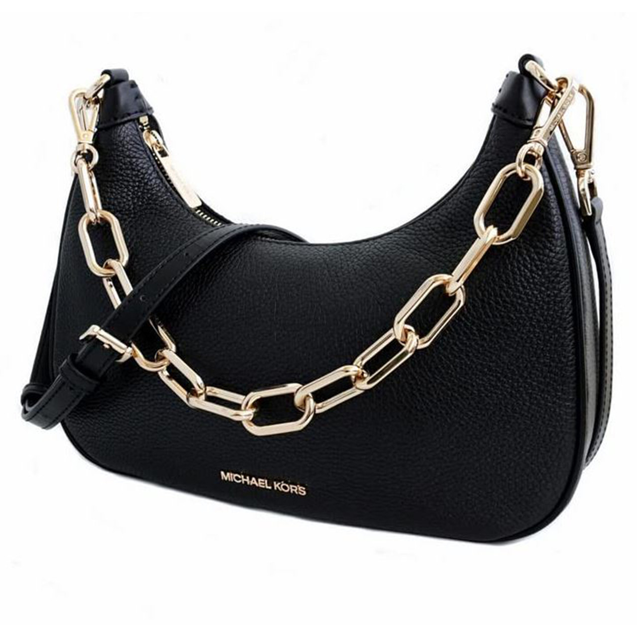 Michael Kors Ladies Shoulder Bag Cora Large Leather Chain Zip