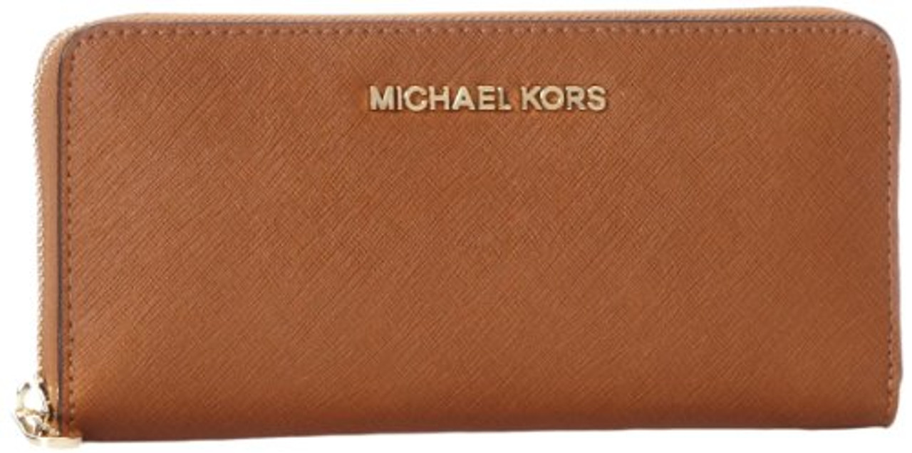 Michael Kors Jet Set Travel Continental Wallet Brown