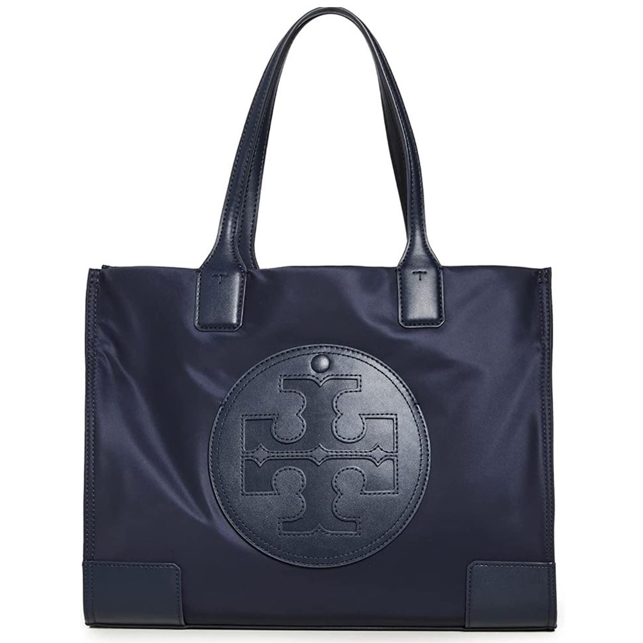 Tory Burch Women's Ella Mini Tote, Tory Navy, Blue, One Size 88578