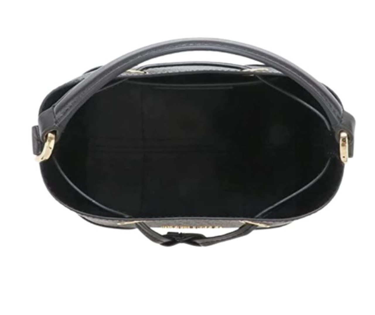 Michael Kors XS Suri Mini Bucket Crossbody Drawstring Shoulder Bag  35F2GM9M1B PVC 35F2GM9M1B-001 (Black PVC) 