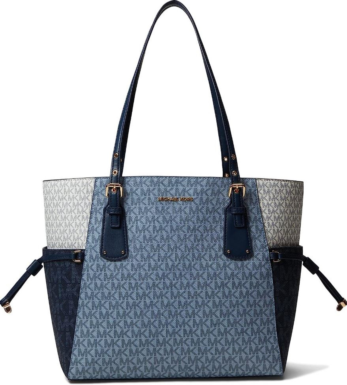 michael kors tote navy blue