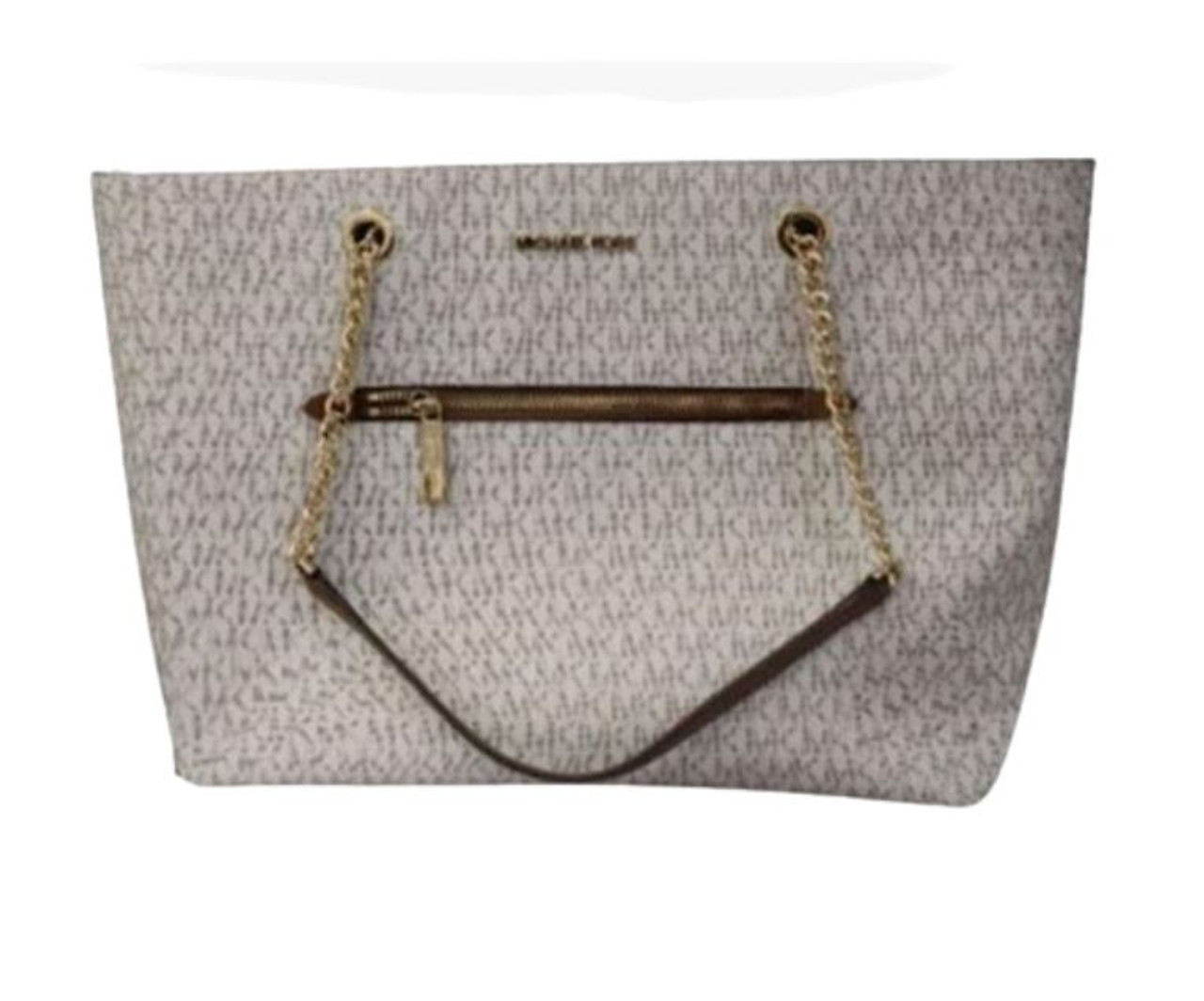 MICHAEL Michael Kors JET SET ITEM TOTE - Handbag - vanilla/acrn