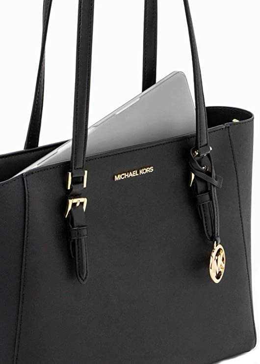 Michael Kors Charlotte Large 3-in-1 Tote Crossbody Handbag Leather