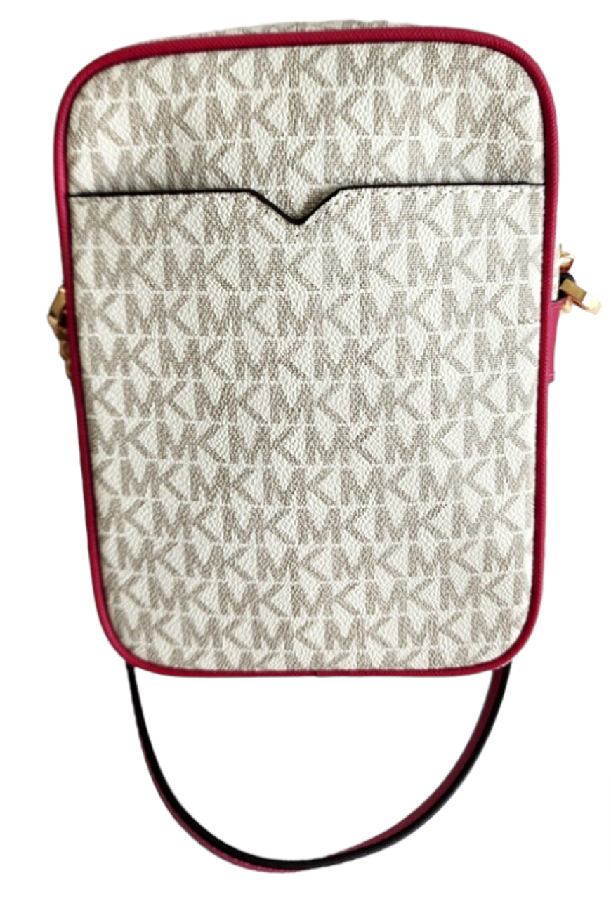 Michael Kors Jet Set Travel Medium Logo Crossbody Bag (JSMN YLW MLT)  35F1GTVC2B-JSMN - AllGlitters