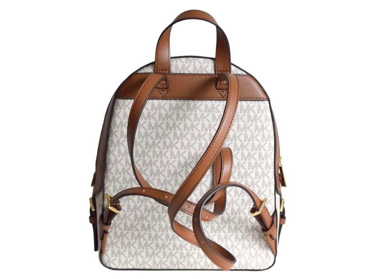 Michael Kors - Abbey Large MK Signature Backpack Vanilla