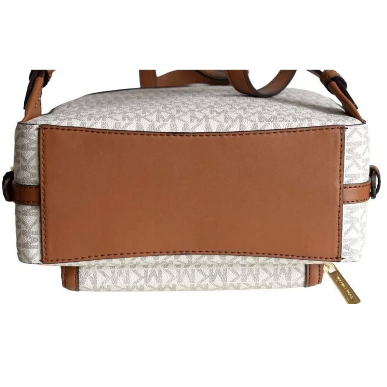 Michael Kors Abbey Jaycee Medium Backpack Vanilla Multi MK