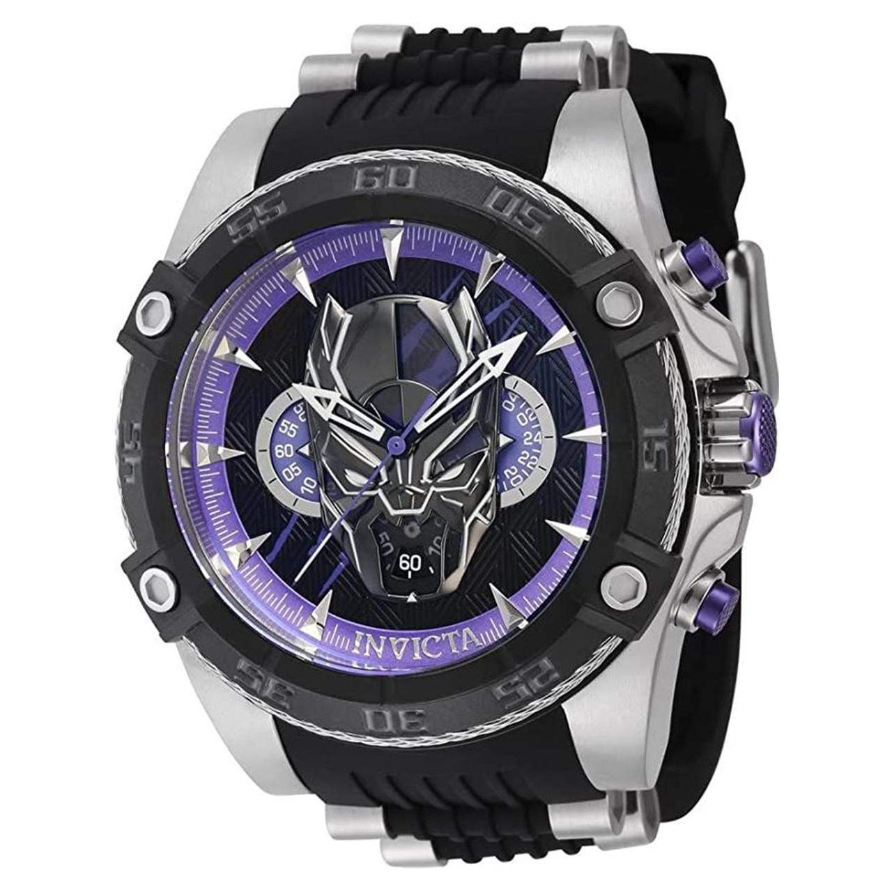 Invicta 41229 Marvel Quartz Multifunction Black, Dial Watch - AllGlitters