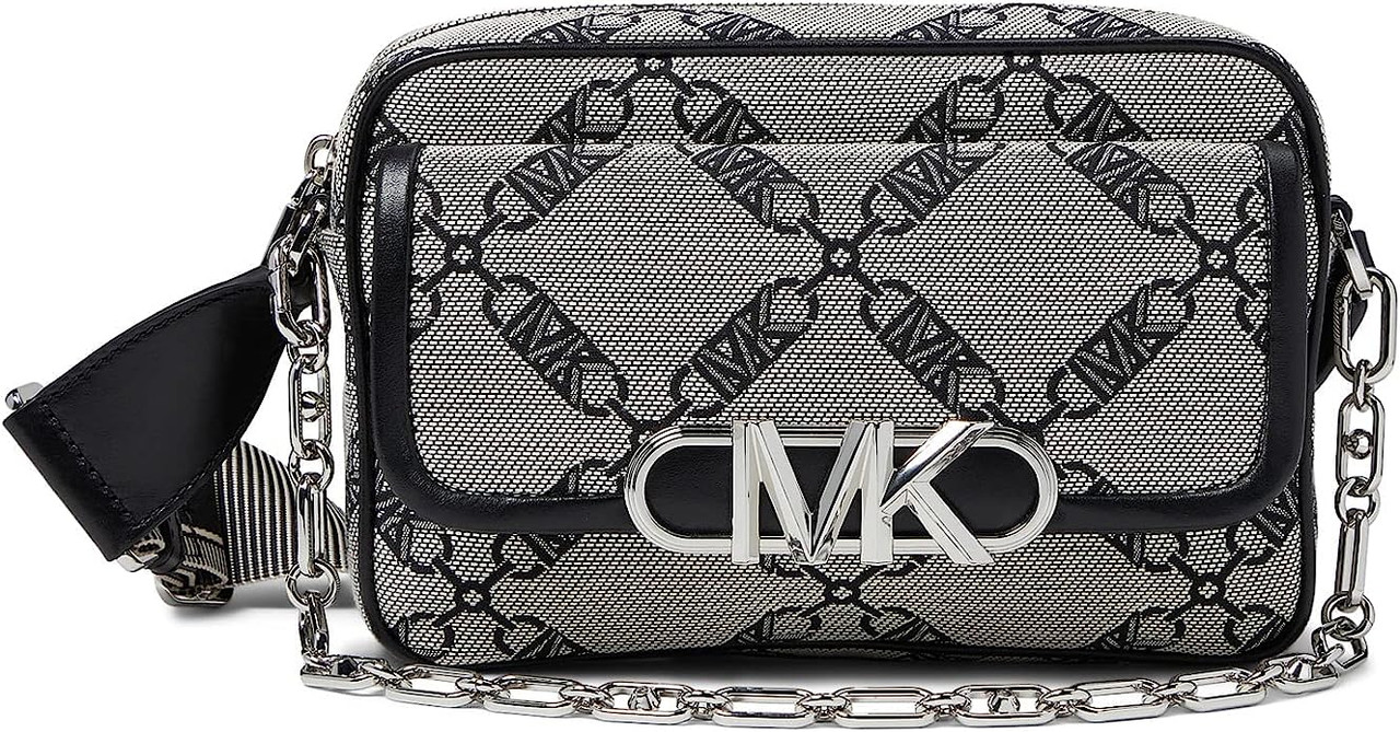 Michael Kors Parker Medium Chain Swag Camera Crossbody Bag