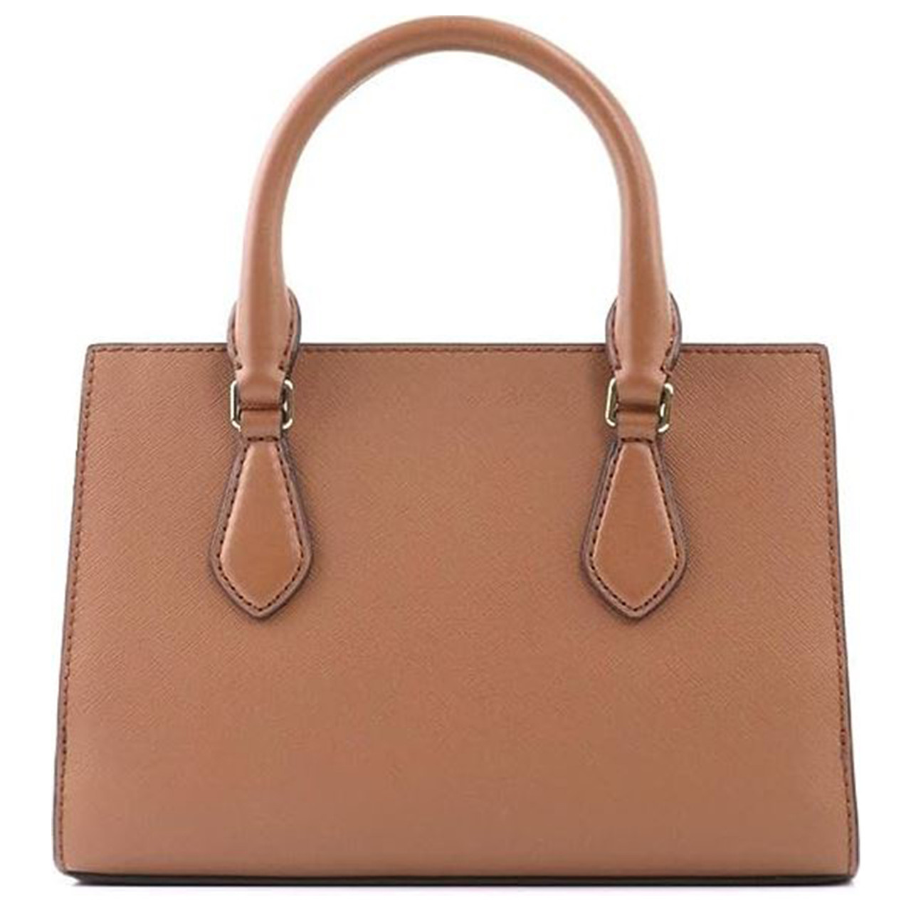 Sheila Small Faux Saffiano Leather Satchel