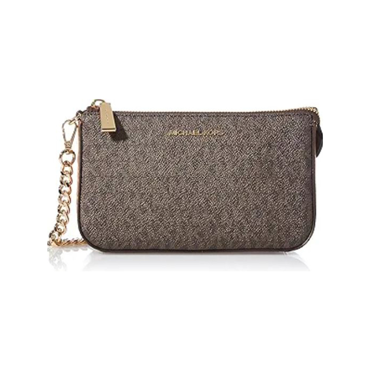 Michael Kors Jet Set Medium Chain Pouchette (Brown) 32F1GJ6W6B-200